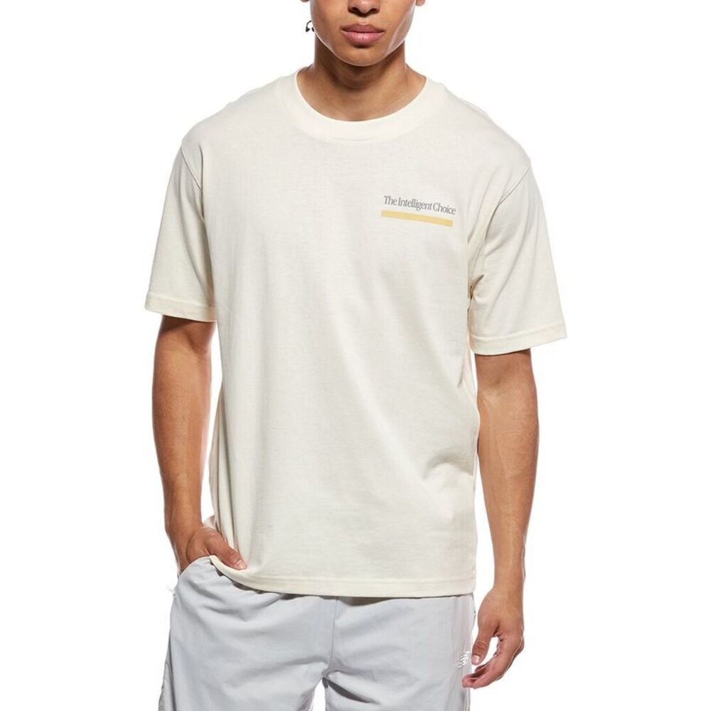 New Balance Mens  Athletics Intelligent Choice T-Shirt, White